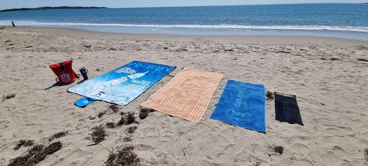 Marken-Handtücher mit Logo-Anbringung in bester Hotelqualität am Meer 