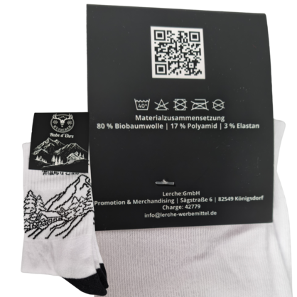 Beispielbild: Verpackungs-Kennzeichnung für die Produktsicherheit bei Werbemitteln