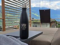 Moose Trinkflasche Canada Logo in schwarz