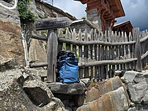 Rolltop Rucksack Active blau Wuiderer Merchartikel