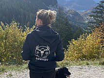 Jeden Tag Softshelljacke Damen in den Bergen von Bayern