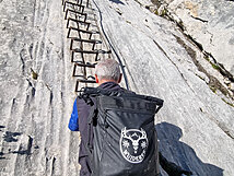 Rucksack Active in den Bergen
