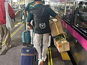Wuiderer Active Rucksack gesichtet in Bali, Indonesien