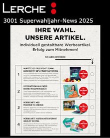 Superwahljahr 2025 - Streuartikel für ihre Partei