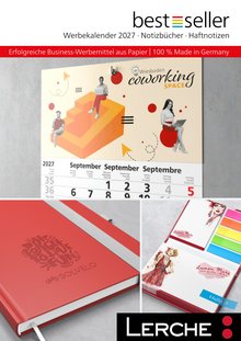 Bestseller Kalender, Haftnotizen &amp; Notizbücher mit individuellem Werbedruck 2026