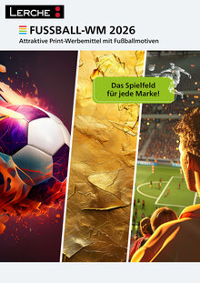 Fußball WM 2026 Werbeartikel - Spielpläne, Haftnotizen &amp; Bierdeckel