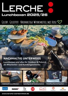 Nachhaltige Lunchboxen und Outdoor-Accessoires von Lerche: