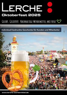 Vielfältige Werbeartikel zum Oktoberfest und anderen Volksfesten 