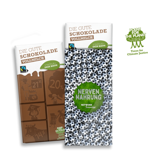 Schokoladige EM Nervennahrung – die gute Fairtrade Schokolade als umweltbewusster Genuss