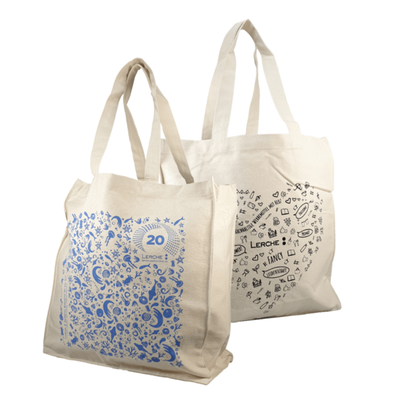 20 Jahre Lerche Baumwolltasche aus der Jubiläumskollektion