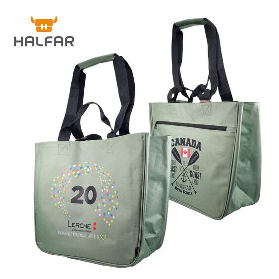 XXL Shopper mit Logo in Halfar-Markenqualität
