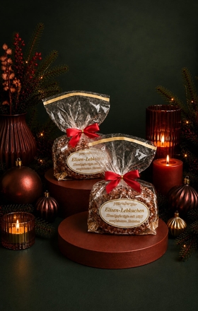Elisen Lebkuchen als Werbeartikel - das Original. Einzeln verpackt oder im Set.