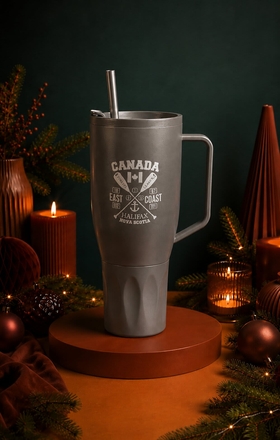 Werbegeschenke für Weihnachten XXL Thermobecher Wembley