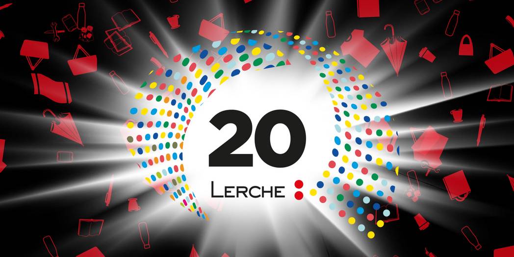 20-Jahre Lerche: Werbemittel