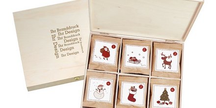 Adventskalenderbox mit Snacks