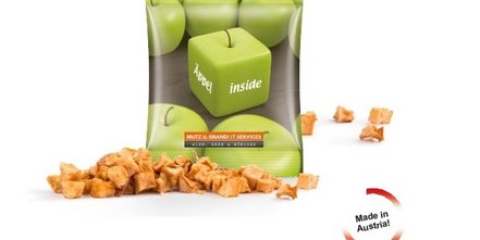 Apfel Cubes Minitüte mit individuellem Druck