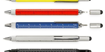 Multitool-Kugelschreiber aus Metall als Werbemittel