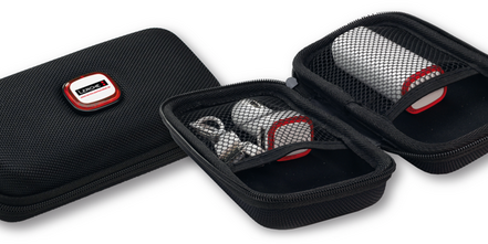 Hochwertiges Reiseset mit Car-Charger und Powerbank individuell bedruckt