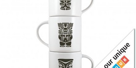 Bedruckte stapelbare Tassen als originelles Werbegeschenk