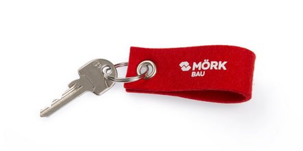 Bedruckte oder Bestickte Schlüsselanhänger aus Filz