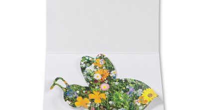 Werbemiitel GBienenretter bedruckte Bienchen Samenpapier