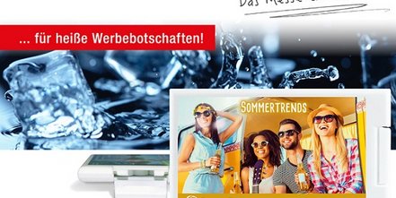 Cool-Card mit Digitaldruck als süßer Streuartikel