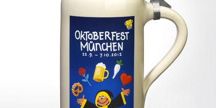 Der offizielle Sammlerkrug zur Wiesn 2012.
