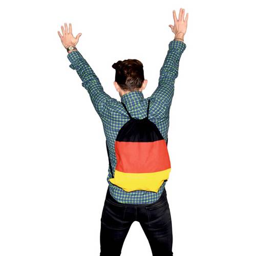 Deutschland Rucksack als preiswerter Werbeartikel  zur Fußball WM
