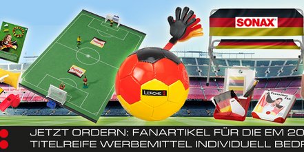 Fanartikel bedruckt zur Fußball EM 2016 in Frankreich von Lerche: