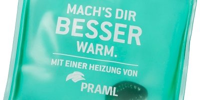 Gel-Wärmekissen bedruckt als Werbeartikel für die kalte Jahreszeit