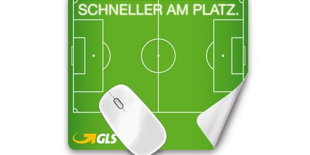 GripCleaner: Mousepad und Displaytuch in einem vollflächig bedruckt