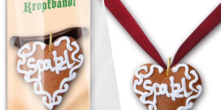 Halskette mit Lebkuchenherz für das Oktoberfest 2015
