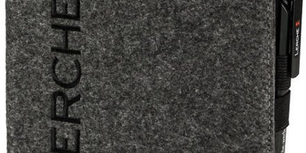 Für Unterlagen und Kataloge: Hochwertige Hülle aus Filz im DIN A5-Format