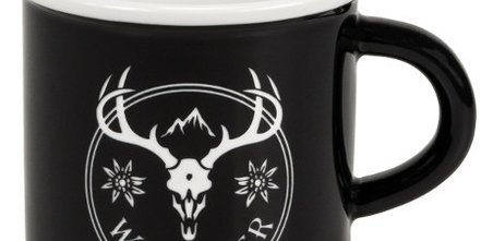 Back to the roots: Henkelbecher RETRO aus Porzellan als Werbemittel