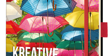 Vollflächig bedrucktes Notizbuch mit individuellem Digitaldruck