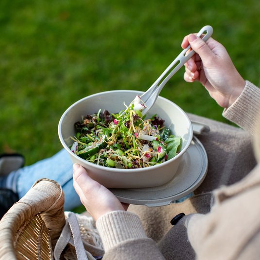 Widerverwendbare Schüssel mit Deckel