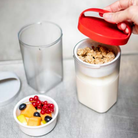 Snackbecher mit Einsatz nach Ihren Wünschen