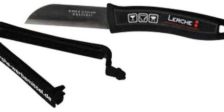 Küchenmesser &quot;Cut &amp; Close&quot; aus Solinger Stahl mit Klingenschutz und Beutelclip in Einem!