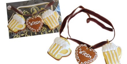 Lebkuchen-Charivari - Kette aus Lebkuchen für das Oktoberfest 2015