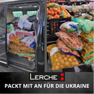 Großeinkauf und bereit zur Abfahrt