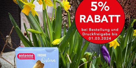 Werbegeschenk Goldhase von Lindt in der &quot;Oster-Box Maxi&quot;