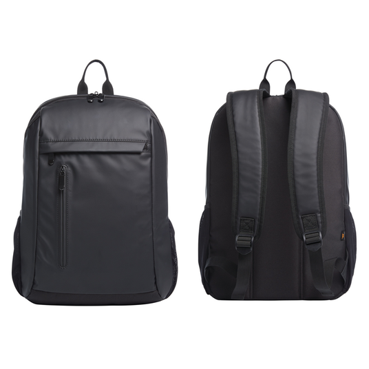 Eleganter und praktischer Rucksack im schwarzen Design für Ausflüge