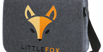 Hochwertige Filz-Umhängetasche mit indiviuellem Werbedruck