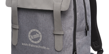 Langlebiger Notebook-Rucksack mit individuellem Werbemotiv