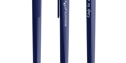 Nachhaltiger Werbe-Kugelschreiber Pigra Vita aus recyceltem Kunststoff