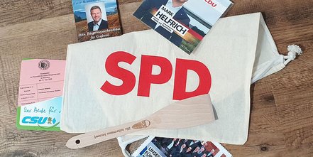 Nachhaltige Partei Werbeartikel für den Wahlkampf