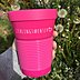 Bedruckbarer-2-in-1 Coffee to go Becher und Müslibecher to go Cupit in pink