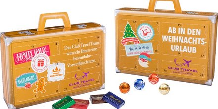 Adventskalenderkoffer individuell bedruckbar