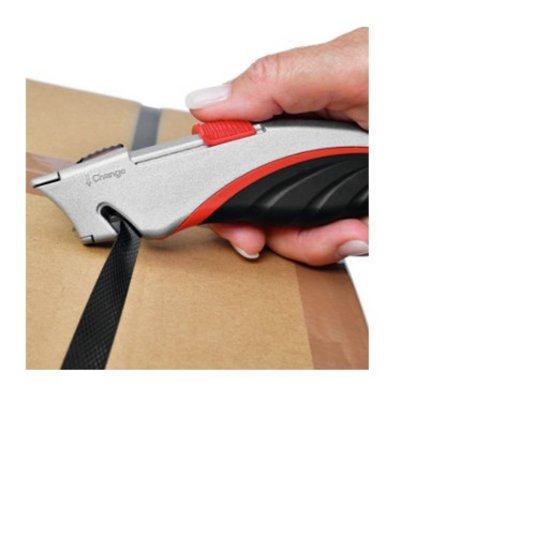 bedruckbarer Werbe-Sicherheits-Cutter mit vollautomatischem Klingenrückzug und Paketschneider 