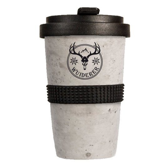 schicker Coffee-to-go-Becher in Beton-Optik für Wuiderer